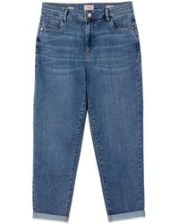 Oltre - Jeans ,Blauw ,Katoen Boyslim Jeans - Lyst