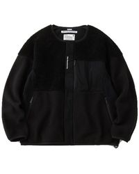 White Mountaineering - Jassen ,Zwart ,Polyester Jassen - Lyst