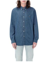 Ralph Lauren - Denim custom fit button-down hemd - Lyst