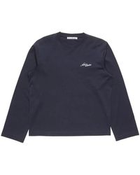 Acne Studios - Jersey T-Shirt Met Logo - Lyst