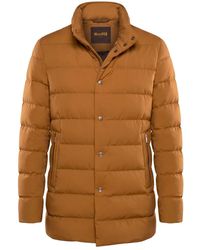 Moorer - Jassen ,Bruin ,Polyester Modern Padded Jacket - Lyst