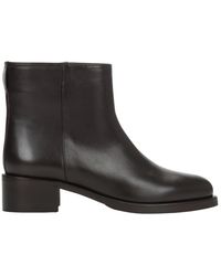 ESTRO - 2-In-1 Enkellaarsjes En Hoge Laarzen Met Decoratieve Gesp - Lyst