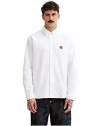 KENZO - Overhemden ,Wit ,Casual Shirts - Lyst