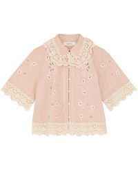 Skall Studio - Overhemden ,Roze ,Katoen Talia Shirt - Lyst