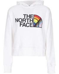 The North Face - Sudadera Con Capucha Para Mujer Pride Sudadera Con Capucha Blanca - Lyst