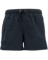 Givenchy - Badmode ,Zwart ,Polyester Zwemshorts Met Parijs Borduursel - Lyst