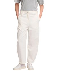 Kocca - Broeken ,Wit ,Pantaloni Balloon Fit - Lyst