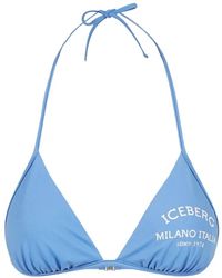 Iceberg - Logo dreieckiges swim top - Lyst