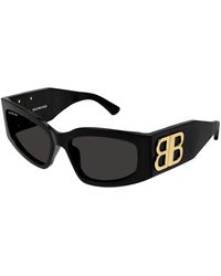 Balenciaga - Schwarz/graue sonnenbrille bb0321s,bb0321s 005 sunglasses,stylische sonnenbrille bb0321s - Lyst