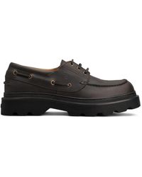 Tod's - Schoenen ,Bruin ,Leer Sailor Schoenen - Lyst