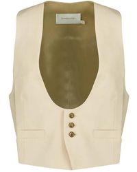 Zimmermann - Jassen ,Wol Hypnotic Wool Vest - Lyst