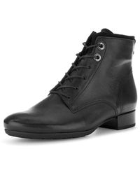 Gabor - Schoenen ,Zwart ,Suède Elegante Suède Enkellaars - Lyst