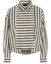 Bitte Kai Rand - Pirate Stripe Overhemd Met Plooien - Lyst