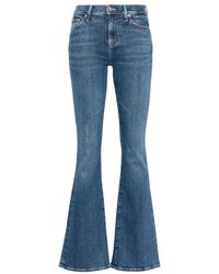 7 For All Mankind - Blaue slim illusion jeans 7 for all kind - Lyst