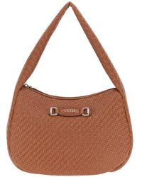Guess - Damenhandtasche Aus Kunstleder Mit Frontlogo - Lyst