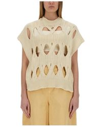 Alysi - Round-Neck Knitwear - Lyst