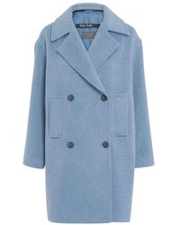 MARC AUREL - Double-Breasted Coats - Lyst