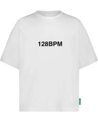 flâneur - Weißes 128 Bpm Baumwoll T-Shirt - Lyst