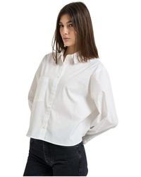 Anine Bing - Overhemden ,Wit ,Katoen Essie Shirt - Lyst