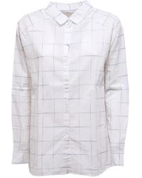 Barbour - Overhemden ,Wit ,Katoen Vintage Katoenen Overhemd Lange Mouw - Lyst