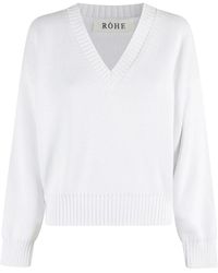 Rohe - V-Neck Knitwear - Lyst