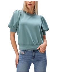 Minus - Hoodies & Sweatvesten ,Blauw ,Mslivana T-Shirt - Lyst