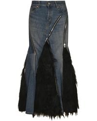 Junya Watanabe - Denim Skirts - Lyst