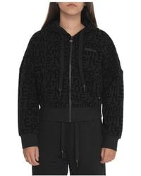 EA7 - Hoodie Met Rits En Logo - Lyst