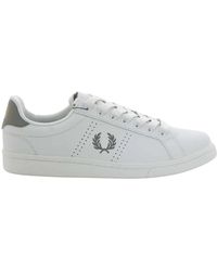 Fred Perry - Sneakers uomo ecru - Lyst