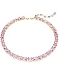 Swarovski - Collier tennis millenia, taille octogonale - Lyst