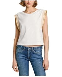 Pepe Jeans - Sleeveless Tops - Lyst