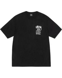 Stussy - Ol 8 Ball Yin Yang Pig Dyed Tee - Lyst