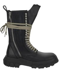 Rick Owens - Shoes > boots > lace-up boots - Lyst