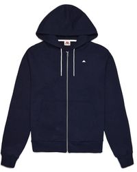 Kappa - Hoodies & Sweatvesten ,Blauw ,Katoen Portos Hoodie, Blauw - Lyst