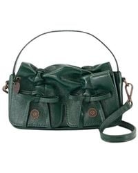 Acne Studios - Grüne Leder Umhängetasche - Lyst