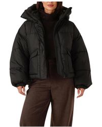 Notre-v - Jassen ,Zwart ,Polyester Nv-Gerty Puffer Jacket - Lyst