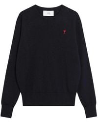 Ami Paris - Quota Trui Met Logo - Lyst
