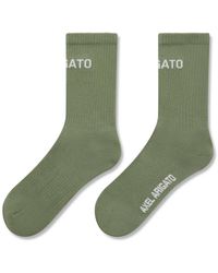 Axel Arigato - Ondergoed ,Groen ,Katoen Arigato Logo Tube Socks - Lyst