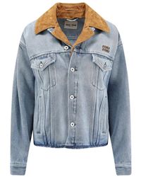Miu Miu - Denim Jacket - Lyst