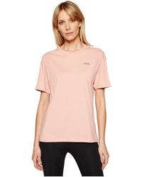 Fila - Tops ,Roze ,Katoen T-Shirt - Lyst