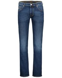 Moorer - 5-pocket-jeans mit metall-details - Lyst