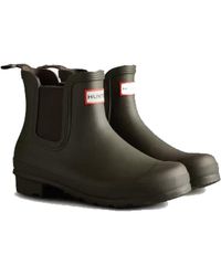 HUNTER - Schoenen ,Zwart ,Polyester Originele Chelsea Waterdichte Laarzen - Lyst