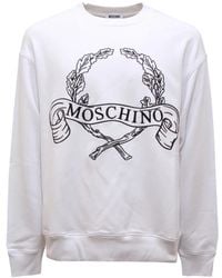 Moschino - Hoodies & Sweatvesten ,Wit ,Hoodies - Lyst