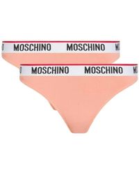 Moschino - Set di intimo in cotone comodo e alla moda per donne - Lyst