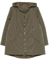 Herno - Jassen ,Groen ,Parka Met Capuchon Van Ripstop - Lyst