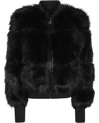 Patrizia Pepe - Faux Fur &Amp; Shearling Jassen - Lyst