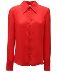 Moschino - Overhemden ,Rood ,Couture Shirt - Lyst