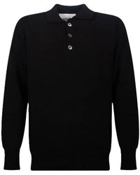 Amaranto - Polo Met Knoopsluiting - Lyst