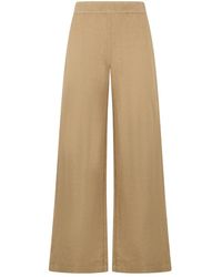 120% Lino - Wide Trousers - Lyst