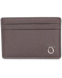 Orciani - Accessoires ,Bruin ,Leer Micron Kaarthouder - Lyst